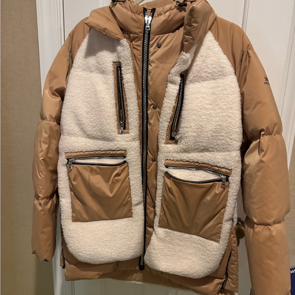 OROLAY Black and Cream Women's Jacket